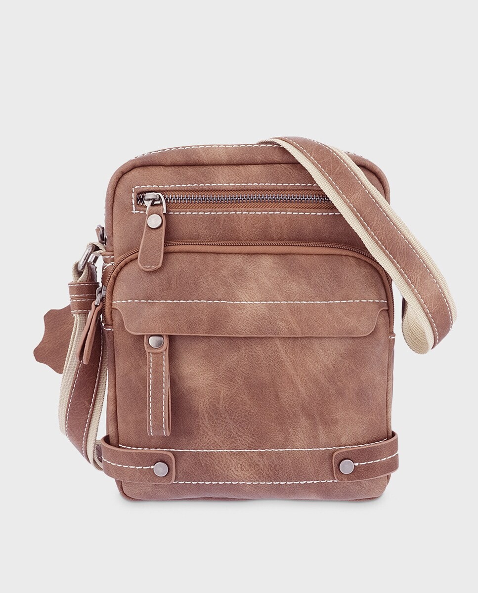 Большая коричневая сумка через плечо из холщовой ткани на молнии El Potro, коричневый
Большая коричневая сумка через плечо из холщовой ткани на молнии El Potro, коричневый