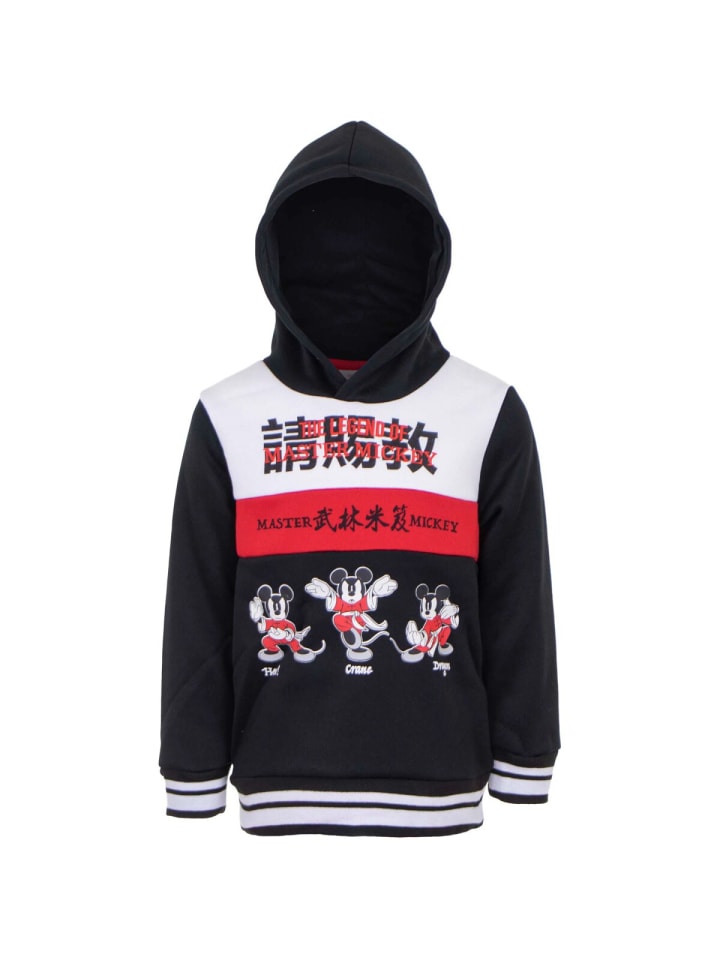 Пуловер с капюшоном Disney Mickey Mouse, черный 
Пуловер с капюшоном Disney Mickey Mouse, черный