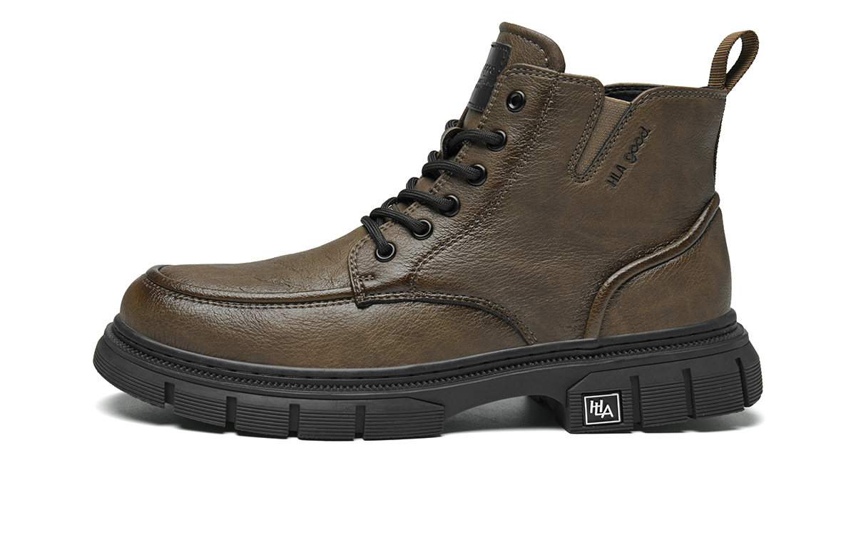 HLA Мужские берцы до щиколотки цвета хаки, цвет Khaki
HLA Мужские берцы до щиколотки цвета хаки, цвет Khaki