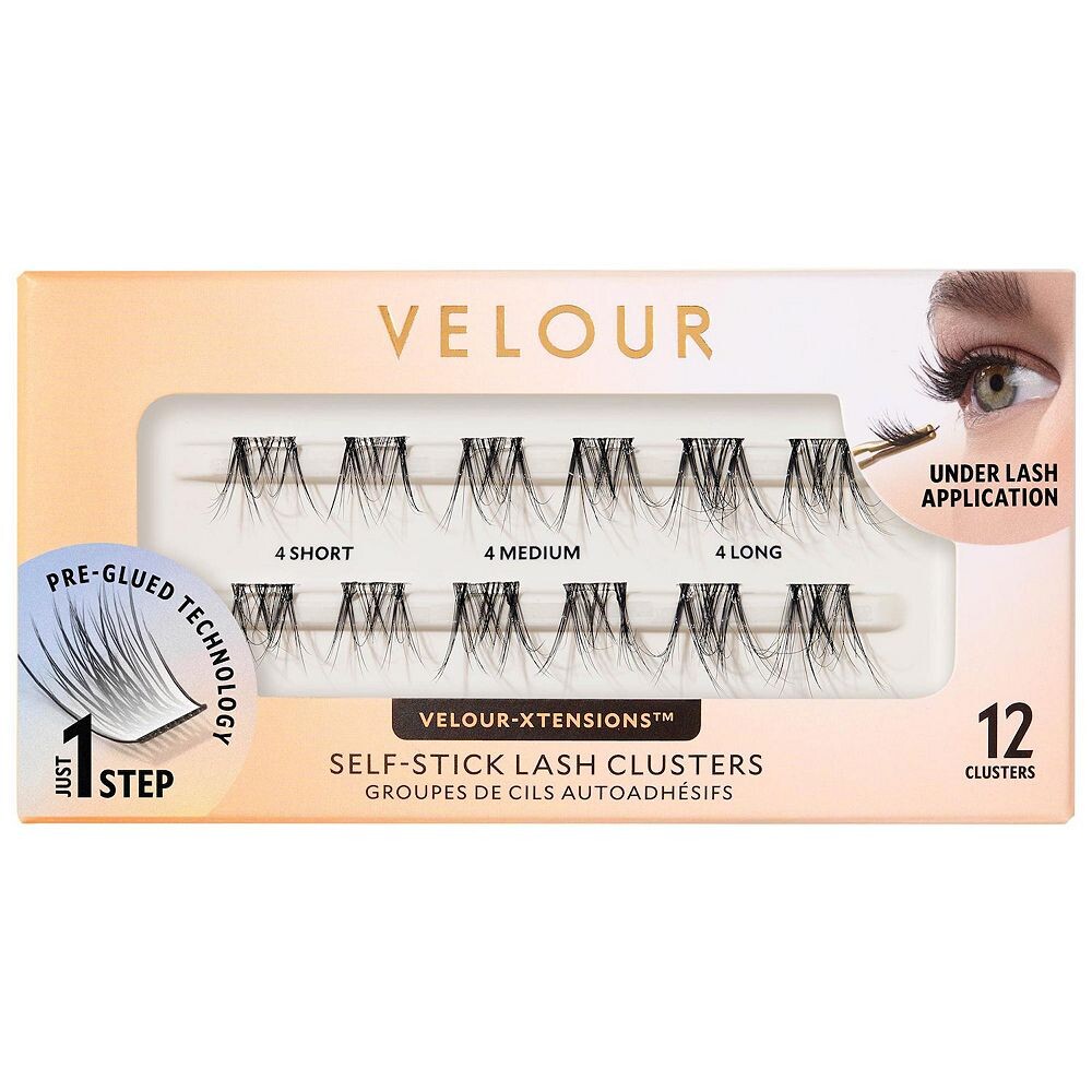 Velour Lashes Velour-Xtensions Самоклеящиеся кластеры для ресниц
Velour Lashes Velour-Xtensions Самоклеящиеся кластеры для ресниц