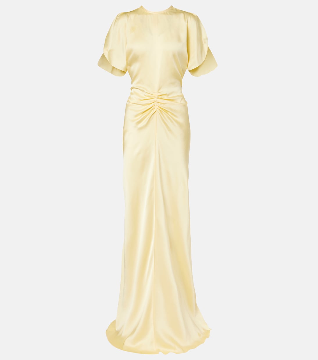 Платье из креп-сатина со сборками Victoria Beckham, Daffodil Yellow
Платье из креп-сатина со сборками Victoria Beckham, Daffodil Yellow