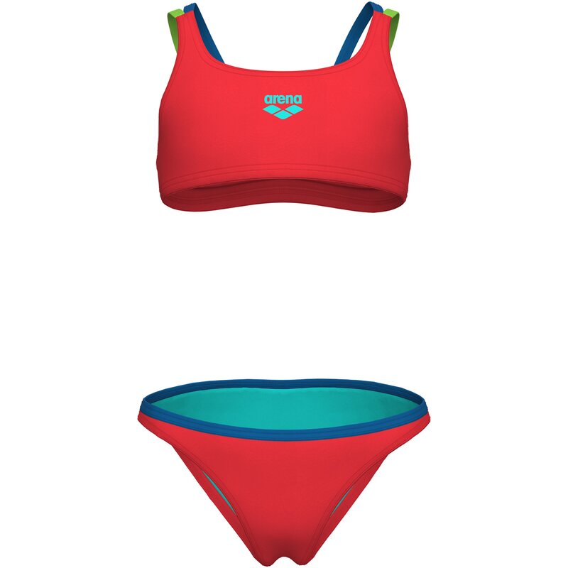 Купальник бикини для девочек, раздельный, сплошной Arena, красный
Купальник бикини для девочек, раздельный, сплошной Arena, красный