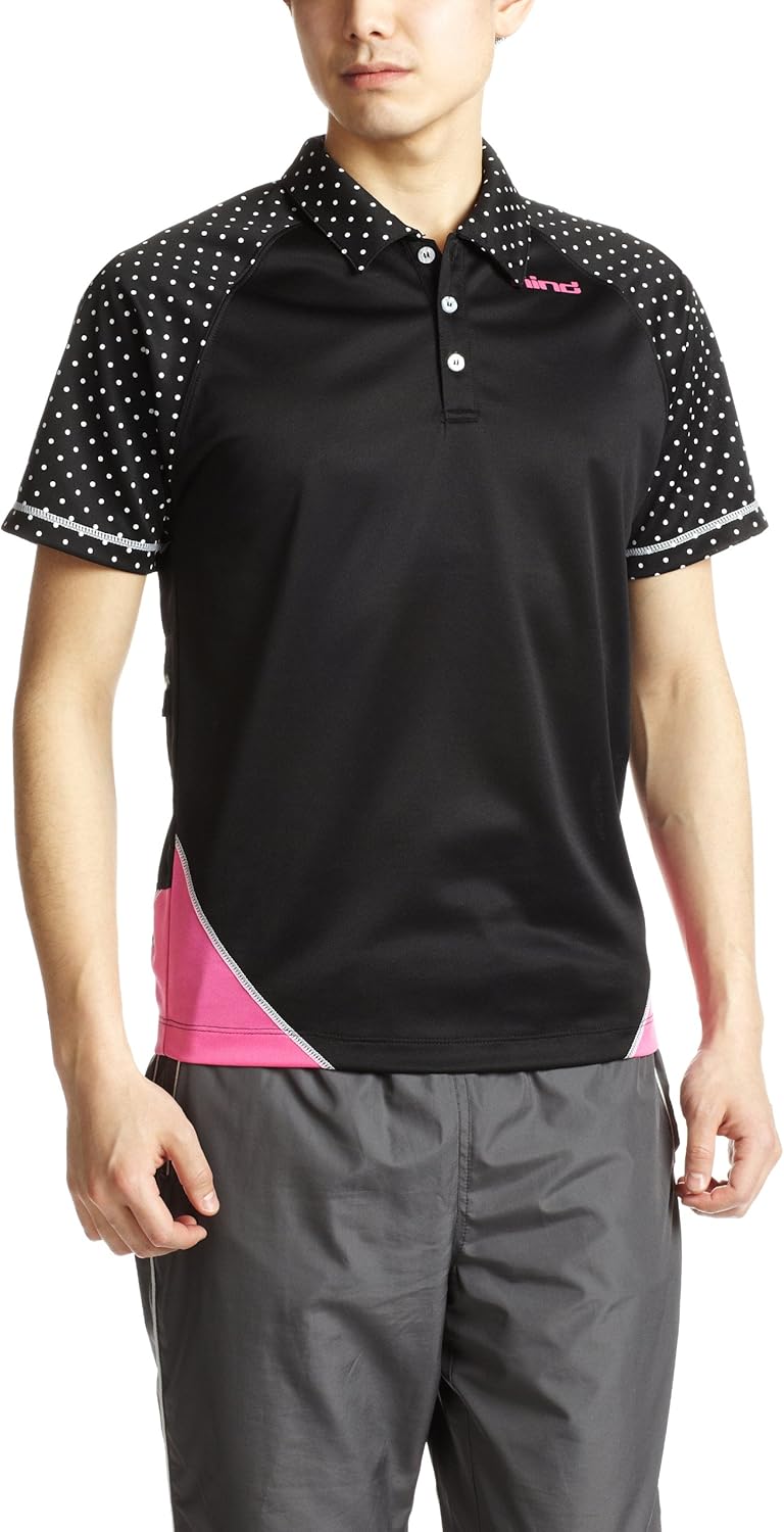 Рубашка-поло с коротким рукавом в горошек Hind, черный
Рубашка-поло с коротким рукавом в горошек Hind, черный