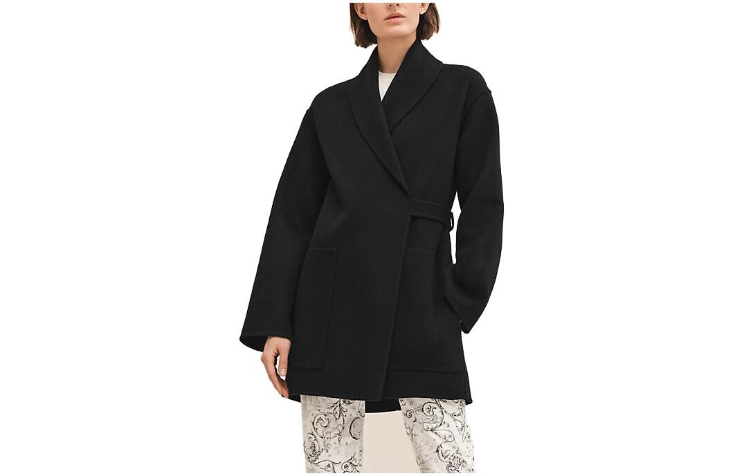Пальто женское Hermes с запахом, черный
Пальто женское Hermes с запахом, черный