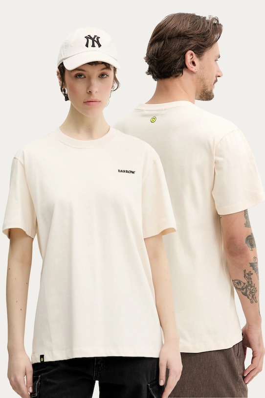 Хлопковая футболка Barrow, бежевый
Хлопковая футболка Barrow, бежевый