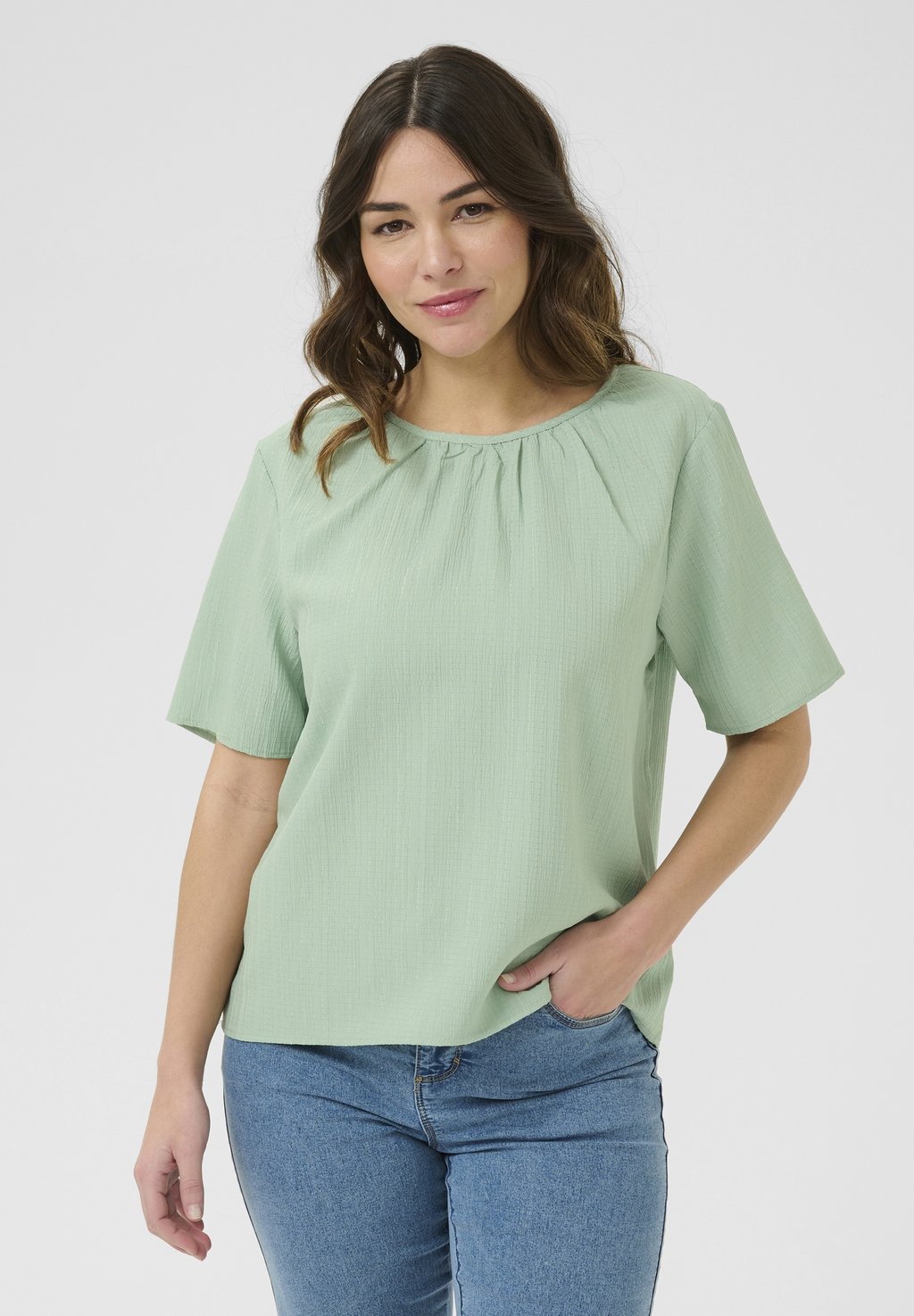 Блуза KAPAULINA Kaffe, светло-зеленый
Блуза KAPAULINA Kaffe, светло-зеленый