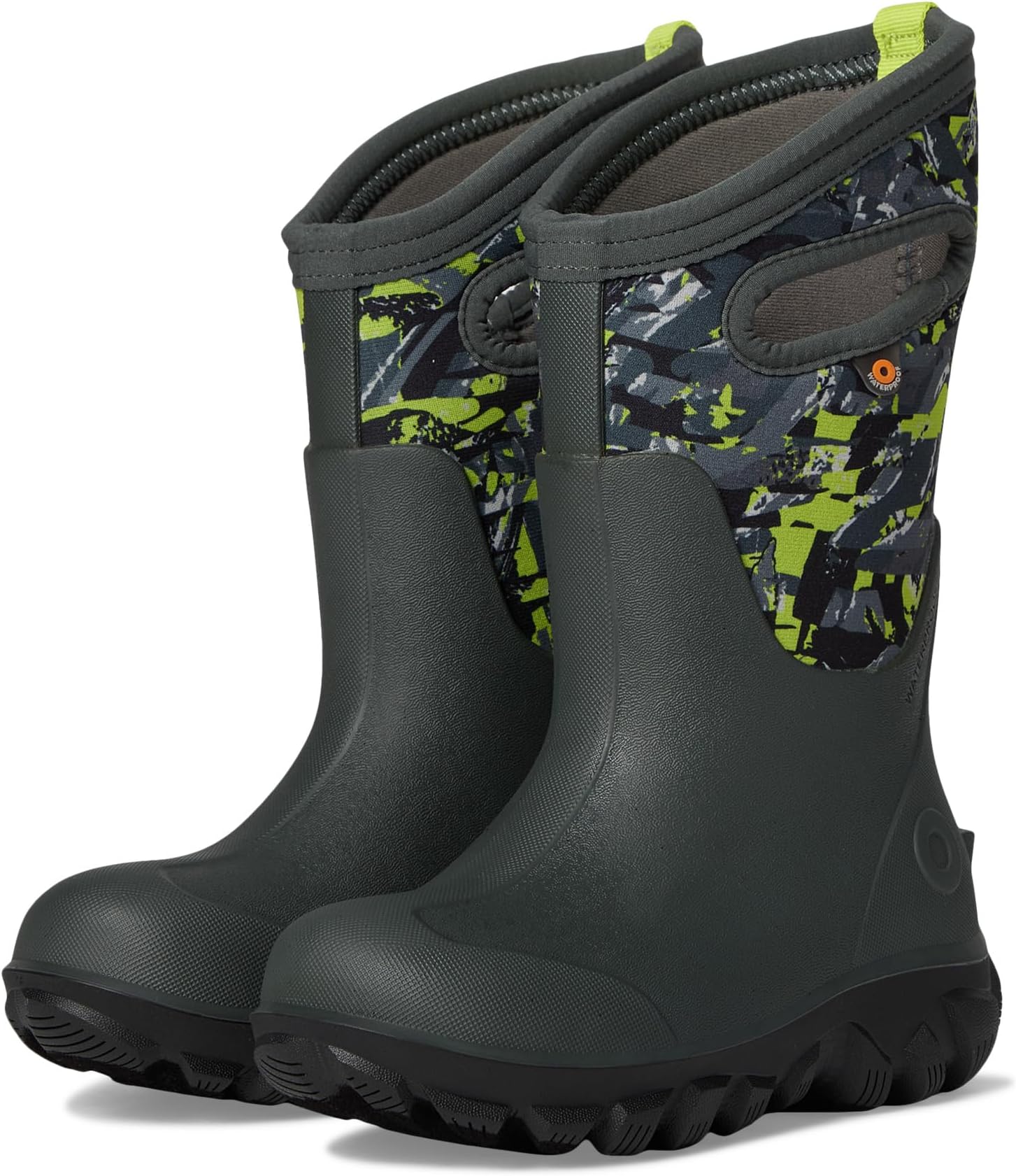 Ботинки Bogs Kids Classic Seamless Edgy Camo, цвет Dark Gray Multi 
Ботинки Bogs Kids Classic Seamless Edgy Camo, цвет Dark Gray Multi