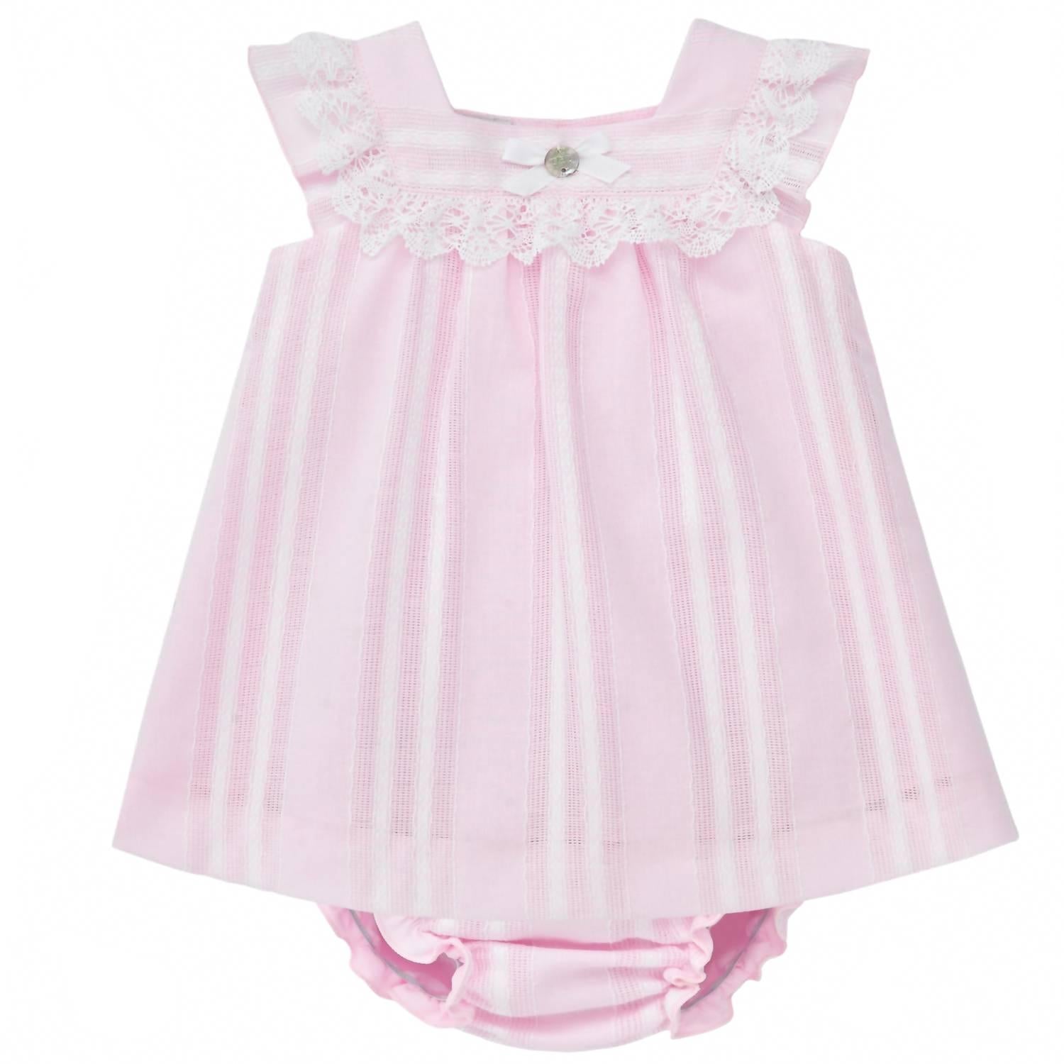Платье для новорожденных девочек, тканое, мелово-розового цвета Paz Rodriguez, Chalk Pink
Платье для новорожденных девочек, тканое, мелово-розового цвета Paz Rodriguez, Chalk Pink
