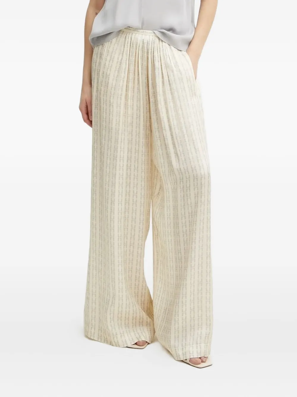 Брюки с геометричным принтом Forte Forte, бежевый
Брюки с геометричным принтом Forte Forte, бежевый