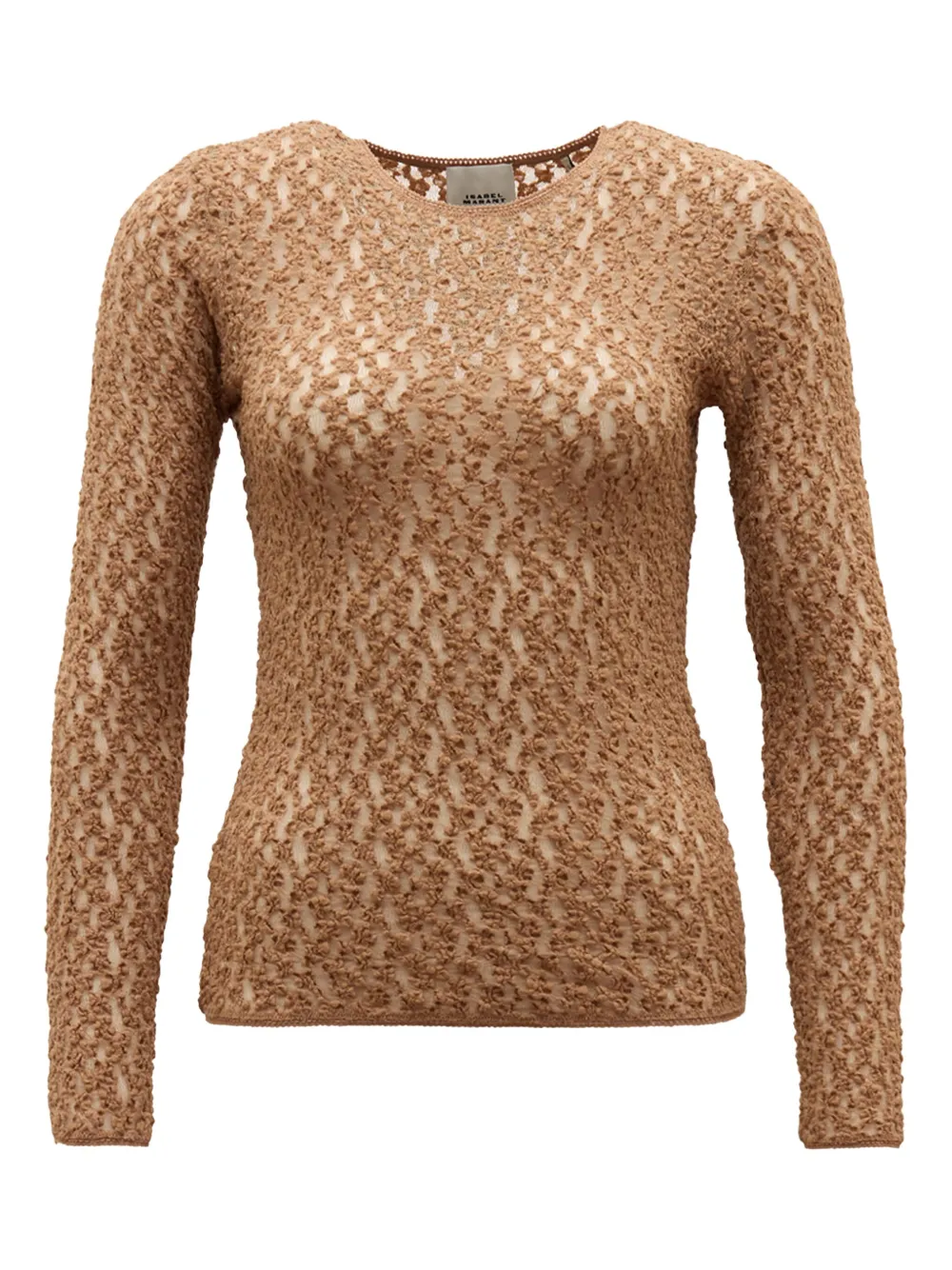 Фактурная футболка с длинным рукавом ISABEL MARANT, коричневый
Фактурная футболка с длинным рукавом ISABEL MARANT, коричневый