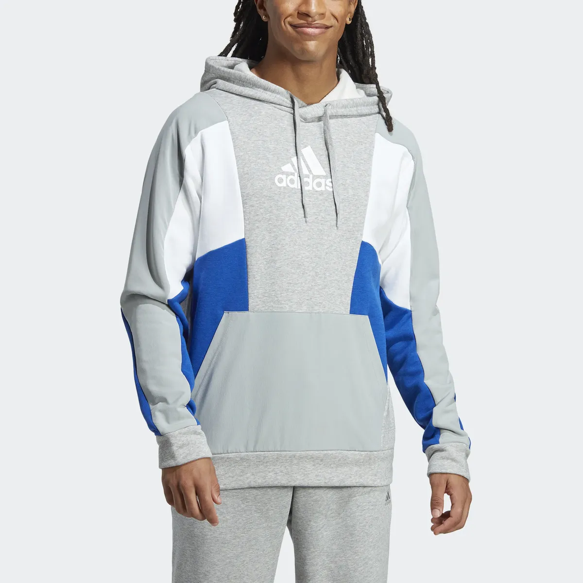 Толстовка Adidas Sportswear с капюшоном "ESSENTIALS COLORBLOCK HOODIE", цвет Medium Grey Heather / Royal Blue
Толстовка Adidas Sportswear с капюшоном "ESSENTIALS COLORBLOCK HOODIE", цвет Medium Grey Heather / Royal Blue