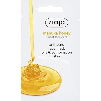 Маска от прыщей с медом Манука, Ziaja
Маска от прыщей с медом Манука, Ziaja