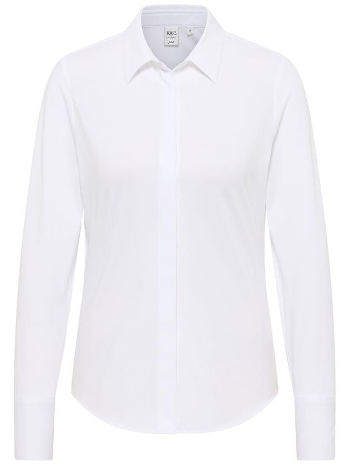 Блузка с длинными рукавами белого цвета Eterna
Блузка с длинными рукавами белого цвета Eterna