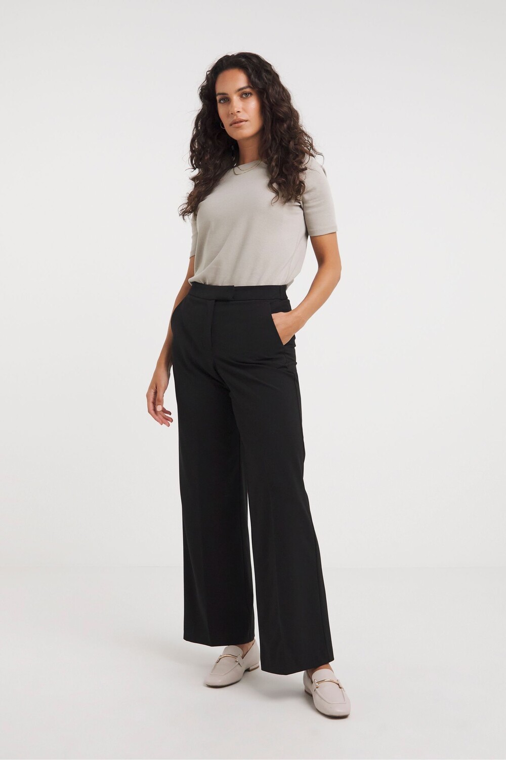 Широкие брюки классического кроя magisculpt Jd Williams, черный
Широкие брюки классического кроя magisculpt Jd Williams, черный