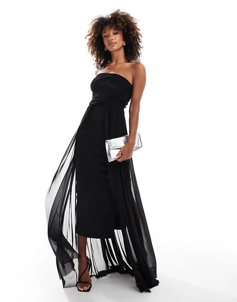 Платье миди с накладным воротником и сетчатым верхом черного цвета ASOS DESIGN
Платье миди с накладным воротником и сетчатым верхом черного цвета ASOS DESIGN