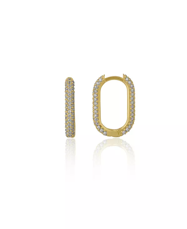 Серьги-Кольца прямоугольной формы из стерлингового серебра с паве Spero London, gold
Серьги-Кольца прямоугольной формы из стерлингового серебра с паве Spero London, gold