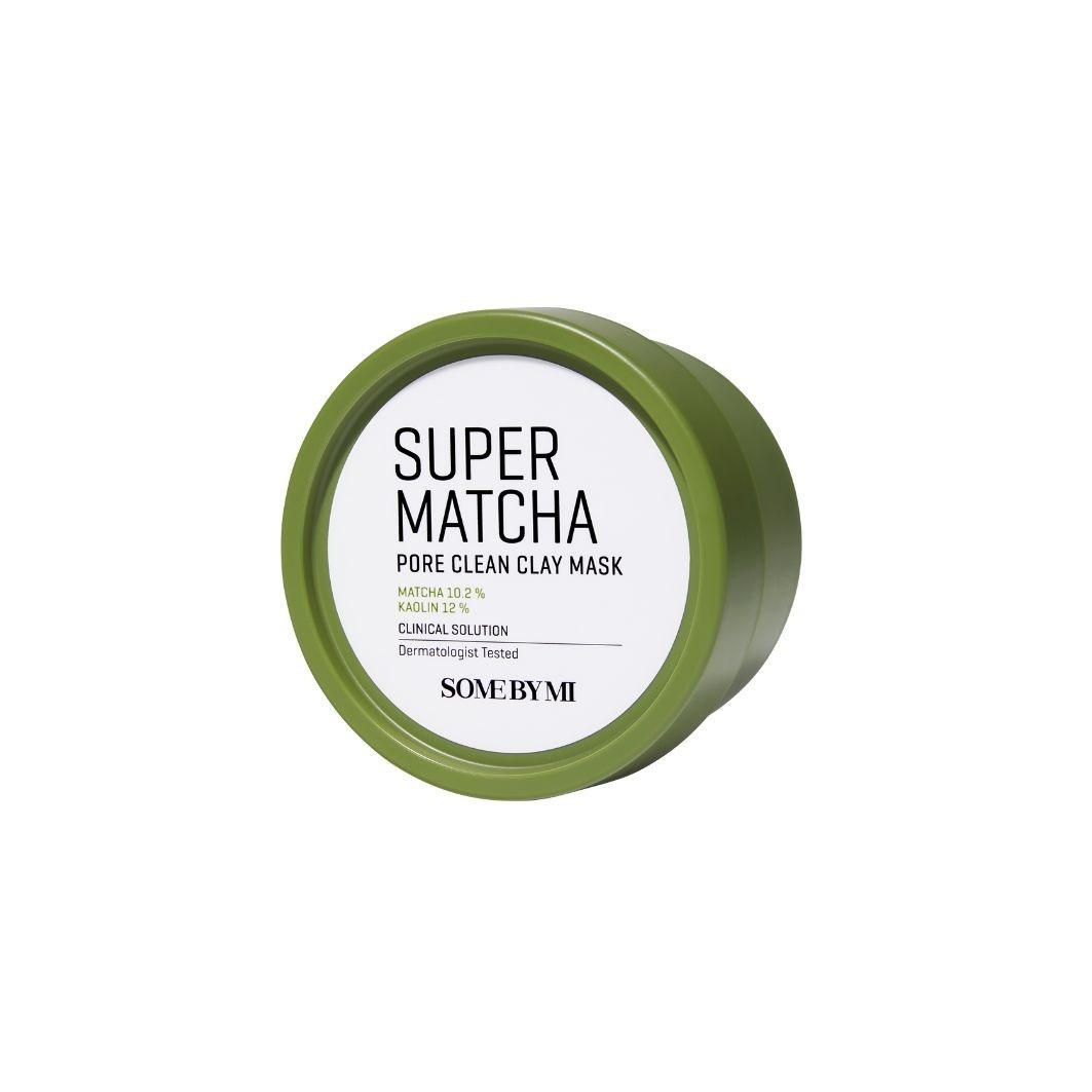 Маска для лица super matcha pore clean clay mask Some By Mi, вес 100 гр.
Маска для лица super matcha pore clean clay mask Some By Mi, вес 100 гр.