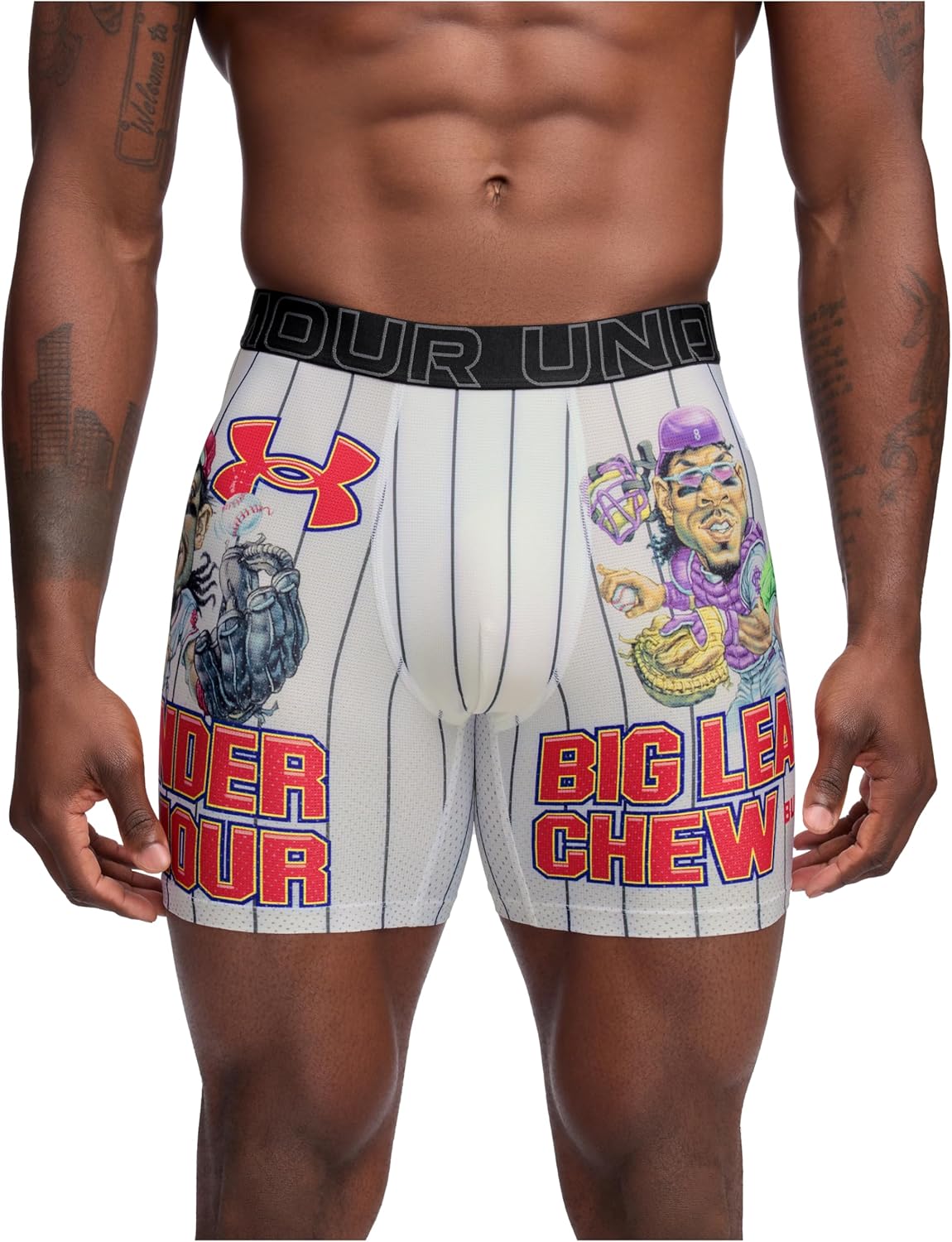 Under Armour мужские боксеры Performance Tech Mesh Print Singles, 6", White Big League Chew - Single
Under Armour мужские боксеры Performance Tech Mesh Print Singles, 6", White Big League Chew - Single