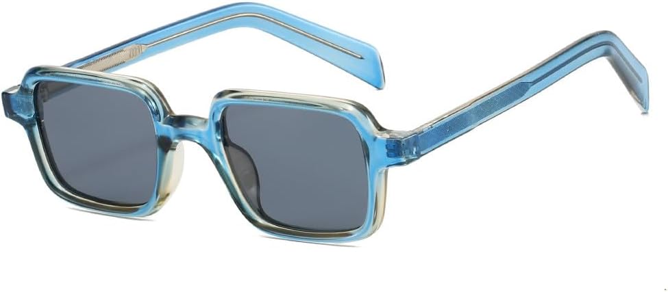 Квадратные качественные солнцезащитные очки для женщин, защита от УФ-излучения UV400, ретро-стиль, заклепки, градиентные солнцезащитные очки для мужчин HYYZZC, Blue Black
Квадратные качественные солнцезащитные очки для женщин, защита от УФ-излучения UV400, ретро-стиль, заклепки, градиентные солнцезащитные очки для мужчин HYYZZC, Blue Black