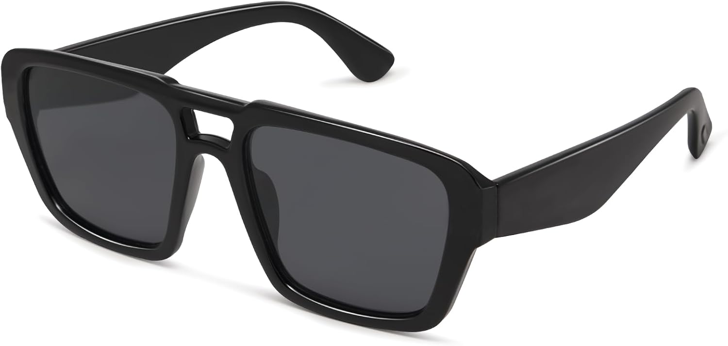 Квадратные солнцезащитные очки-авиаторы для женщин и мужчин, ретро, большая оправа «пилот», модные прямоугольные очки для женщин GM9606 GIGIMOTTE, Black Frame / Grey Lenses
Квадратные солнцезащитные очки-авиаторы для женщин и мужчин, ретро, большая оправа «пилот», модные прямоугольные очки для женщин GM9606 GIGIMOTTE, Black Frame / Grey Lenses