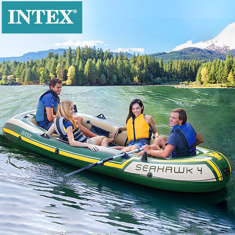 Надувная лодка INTEX 68351 Seahawk, зеленый/желтый
Надувная лодка INTEX 68351 Seahawk, зеленый/желтый