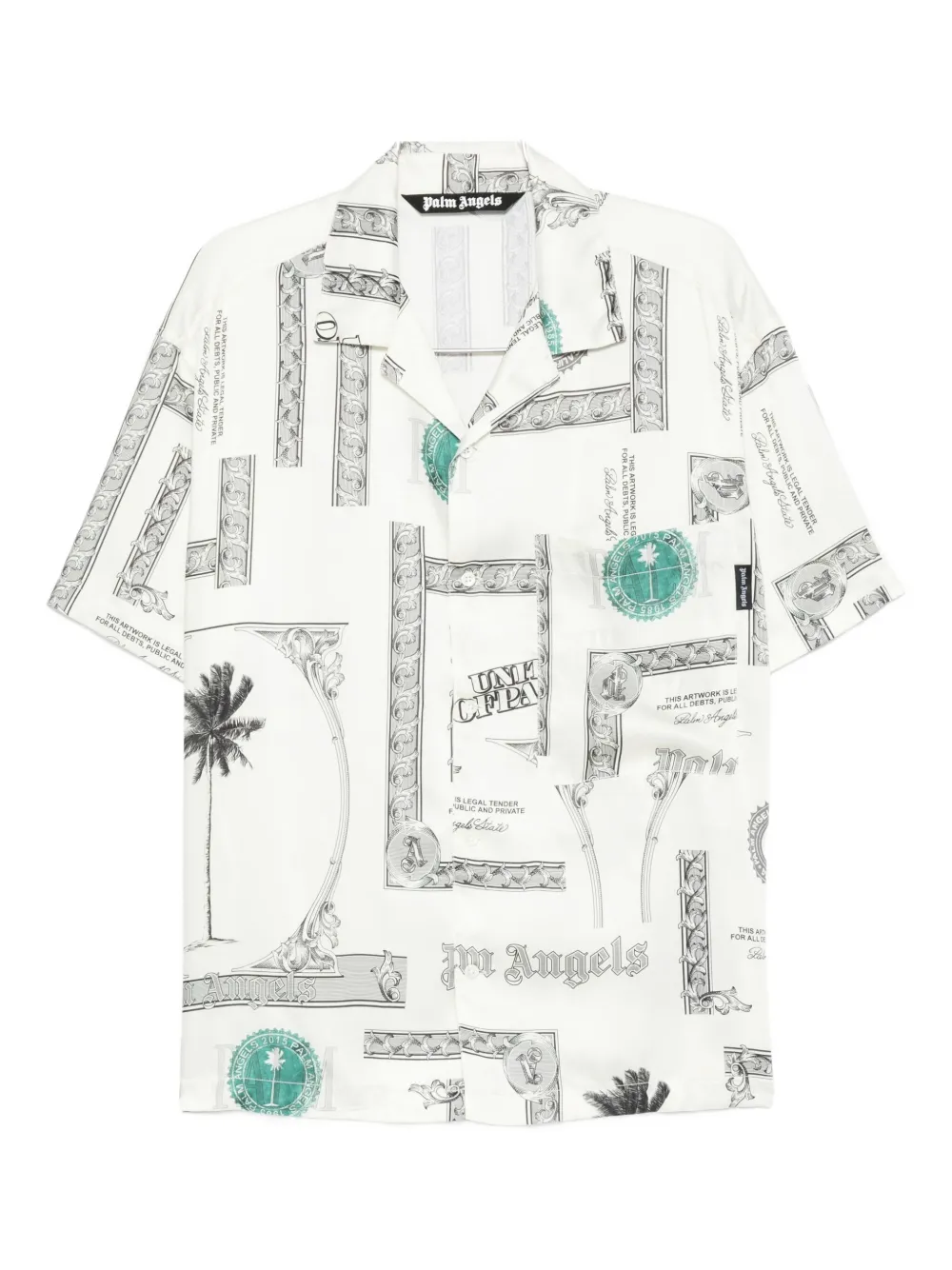 Рубашка с графическим принтом PALM ANGELS, белый
Рубашка с графическим принтом PALM ANGELS, белый
