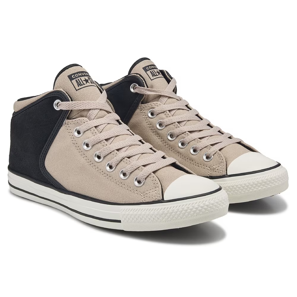 Кеды Chuck Taylor All Star High Street высокие Converse, tan/black suede 
Кеды Chuck Taylor All Star High Street высокие Converse, tan/black suede
