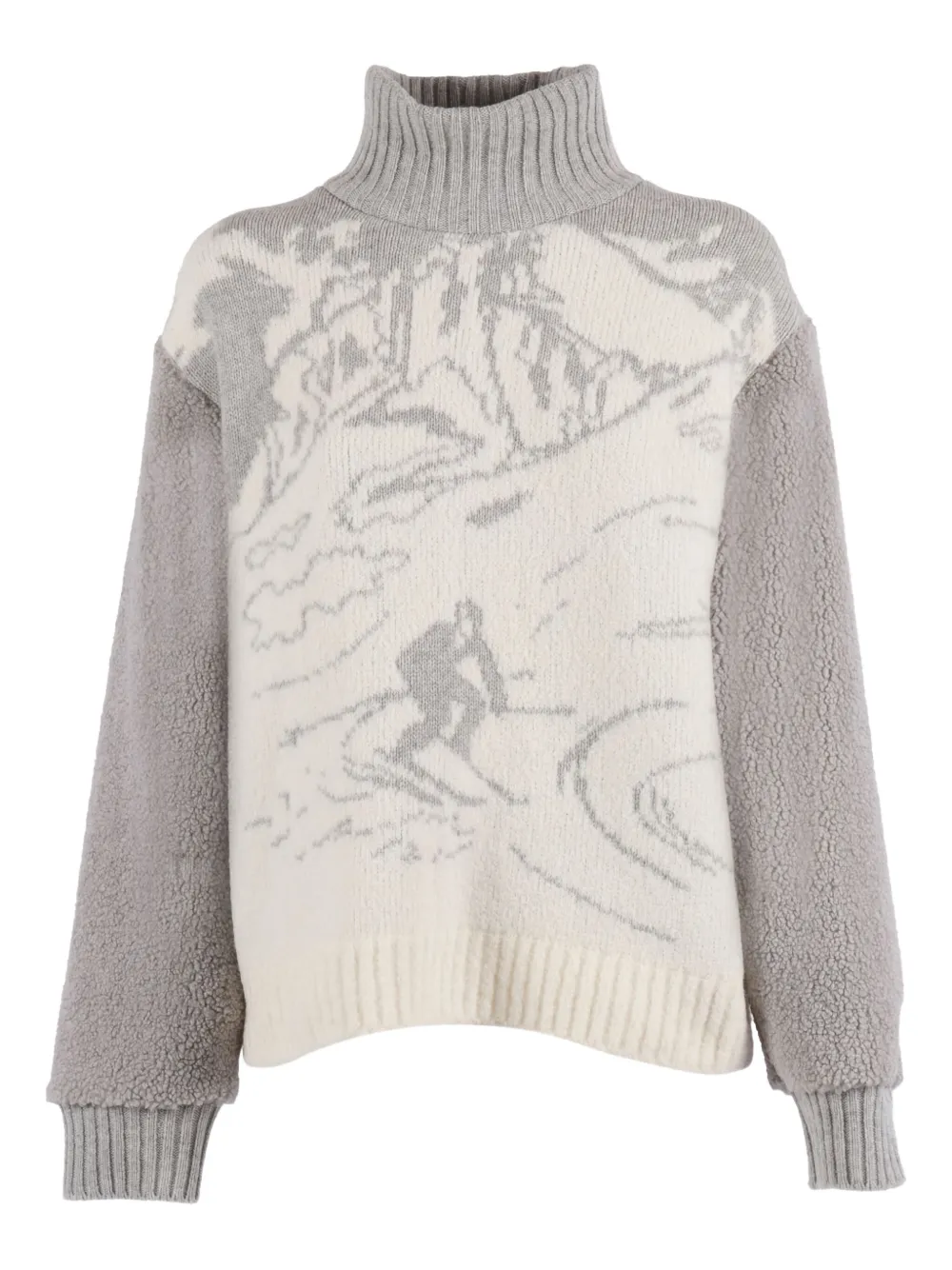 Свитер с горлом с лыжным пейзажем Ballantyne, серый
Свитер с горлом с лыжным пейзажем Ballantyne, серый