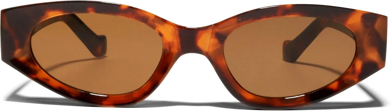 Солнцезащитные очки ShadyVEU с геометрическим узором, в стиле ретро, тонкие овальные линзы UV400, толстая оправа, для женщин и мужчин, Tortoise Frame / Brown Lens
Солнцезащитные очки ShadyVEU с геометрическим узором, в стиле ретро, тонкие овальные линзы UV400, толстая оправа, для женщин и мужчин, Tortoise Frame / Brown Lens