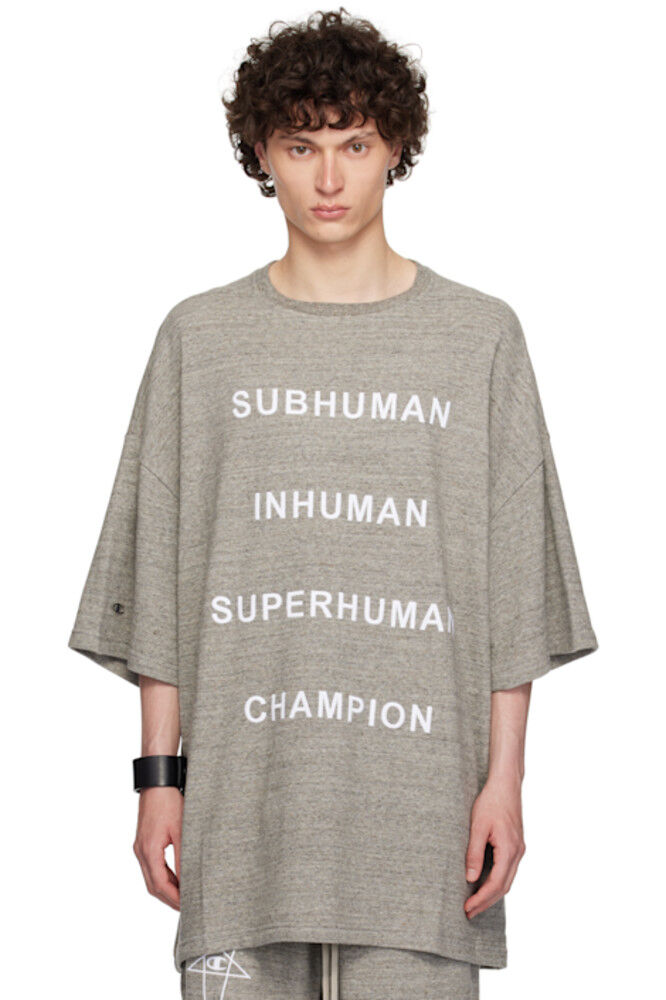 Серая футболка Champion Edition Tommy Rick Owens
Серая футболка Champion Edition Tommy Rick Owens