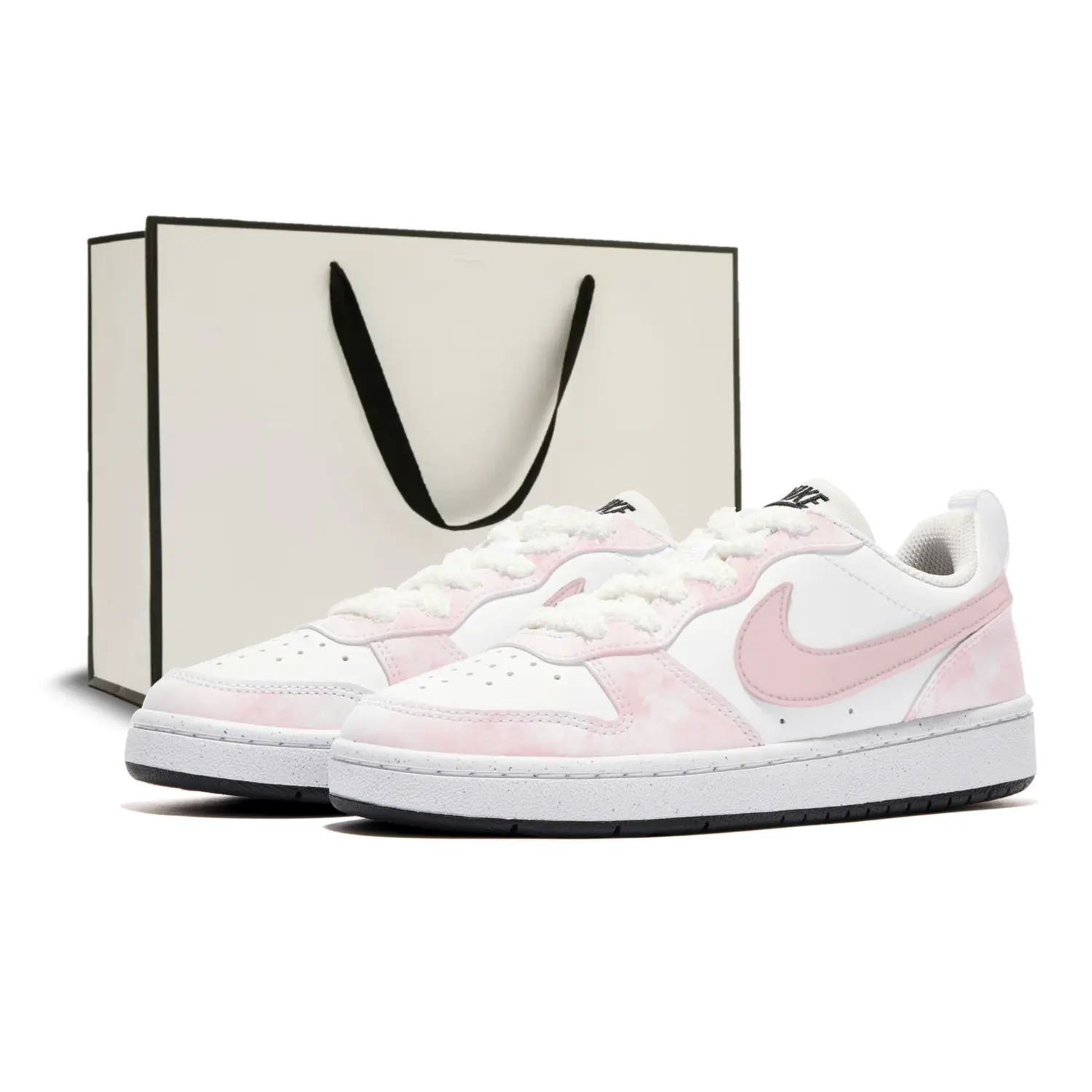 Court Borough Slip Resistant, Abrasion Resistant, Breathable Low top Skateboard Shoes GS Nike, розовый
Court Borough Slip Resistant, Abrasion Resistant, Breathable Low top Skateboard Shoes GS Nike, розовый