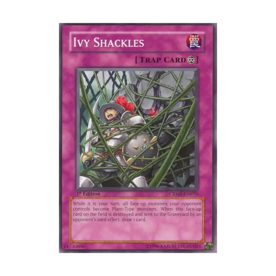 CCG Кандалы Плюща (Обычные), Yu-Gi-Oh - Crimson Crisis - Singles
CCG Кандалы Плюща (Обычные), Yu-Gi-Oh - Crimson Crisis - Singles