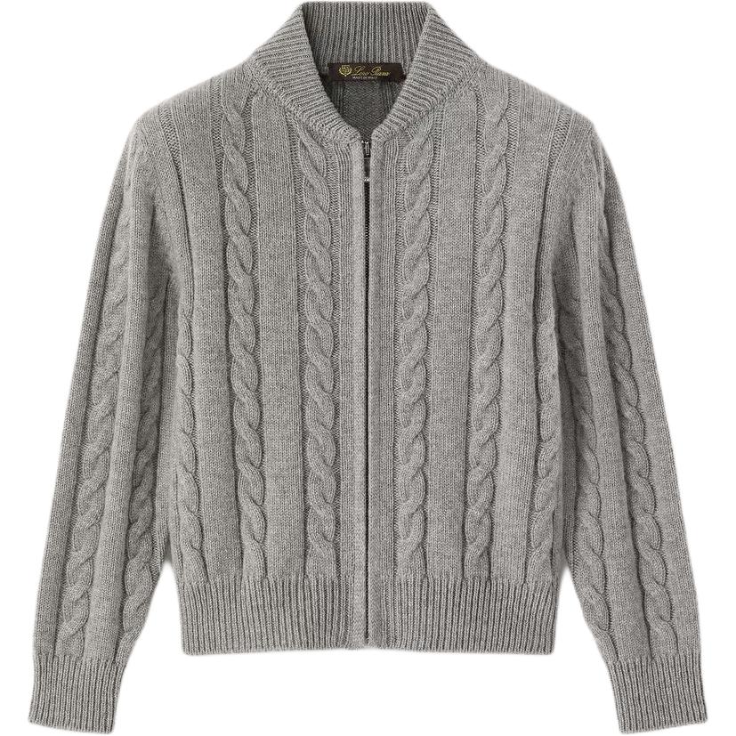 Детский свитер с воротником-стойкой Loro Piana, glacier sky color
Детский свитер с воротником-стойкой Loro Piana, glacier sky color