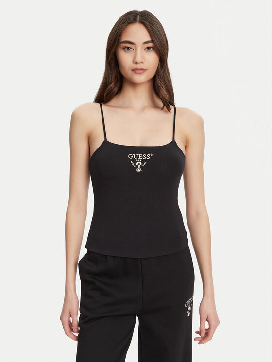 Топ regular fit V5RP08 KCOA2 Guess, черный
Топ regular fit V5RP08 KCOA2 Guess, черный