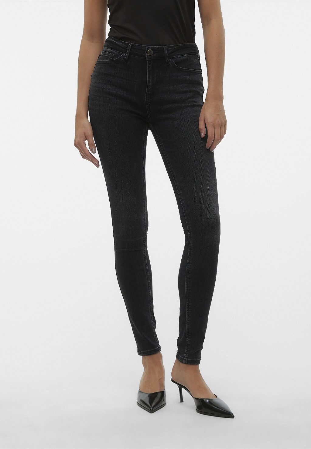 Джинсы Skinny Fit VMFLASH Vero Moda, цвет black denim
Джинсы Skinny Fit VMFLASH Vero Moda, цвет black denim
