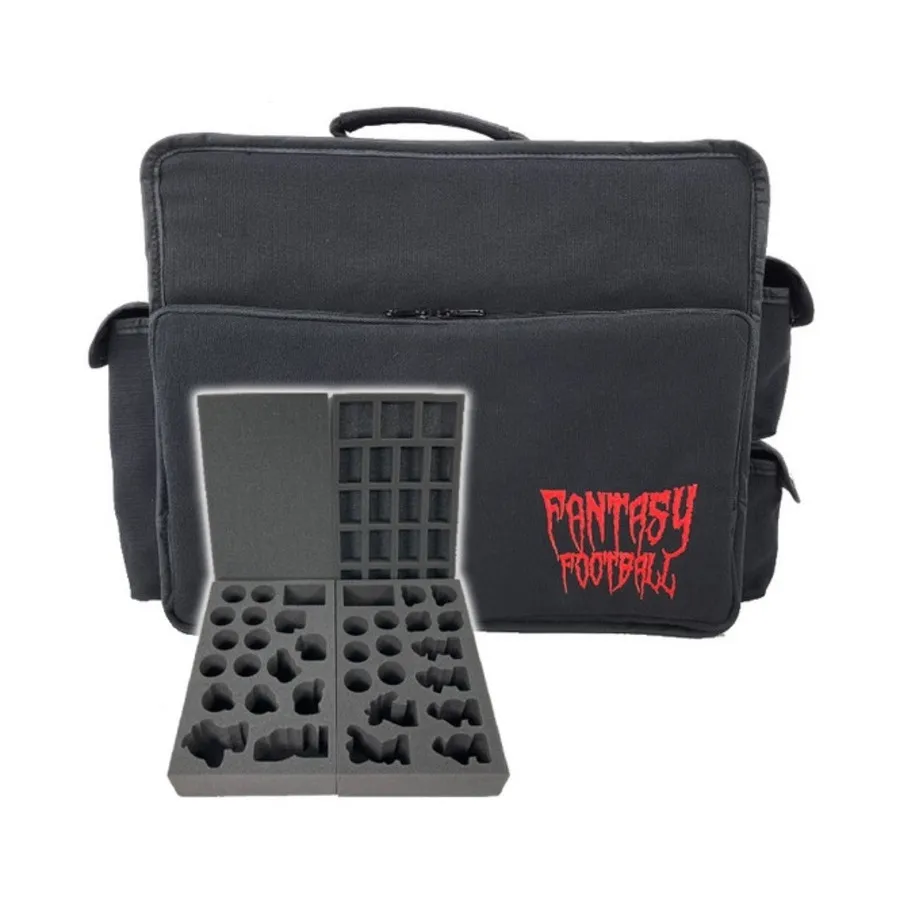 Сумка для фэнтези-футбола Blood Bowl второго сезона со стандартной загрузкой (черная), Battle Foam - Games Workshop - Board Games
Сумка для фэнтези-футбола Blood Bowl второго сезона со стандартной загрузкой (черная), Battle Foam - Games Workshop - Board Games