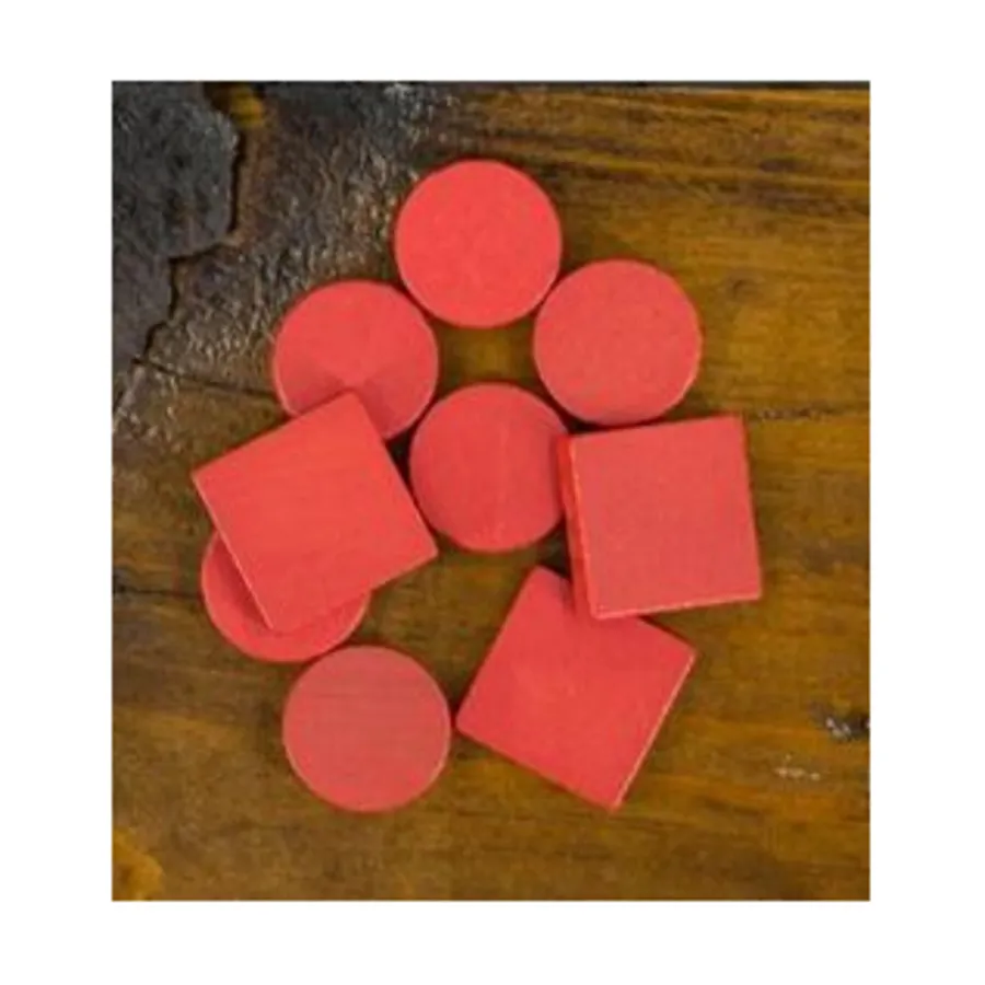 Деревянный базовый набор Cities & Knights — красный (9), Catan Series Games - Replacement Pieces
Деревянный базовый набор Cities & Knights — красный (9), Catan Series Games - Replacement Pieces