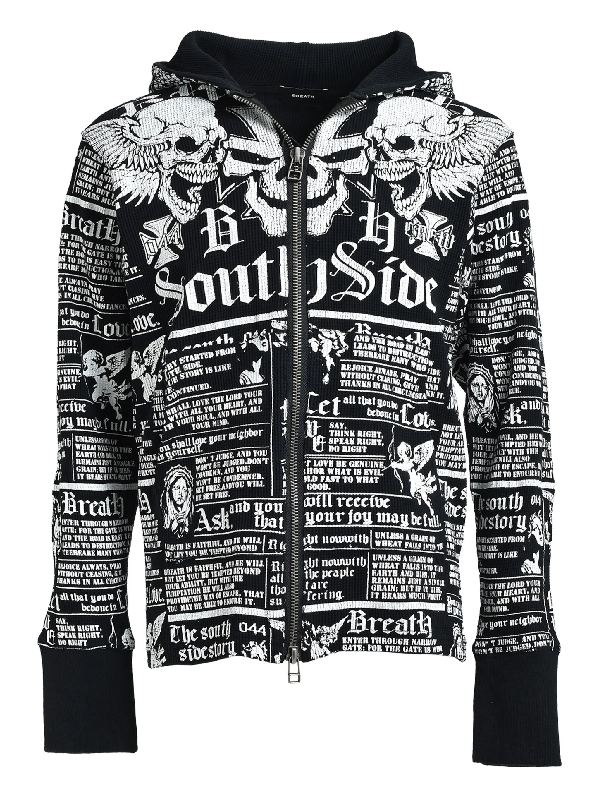 Худи Skull Wash на молнии Breath, черный
Худи Skull Wash на молнии Breath, черный