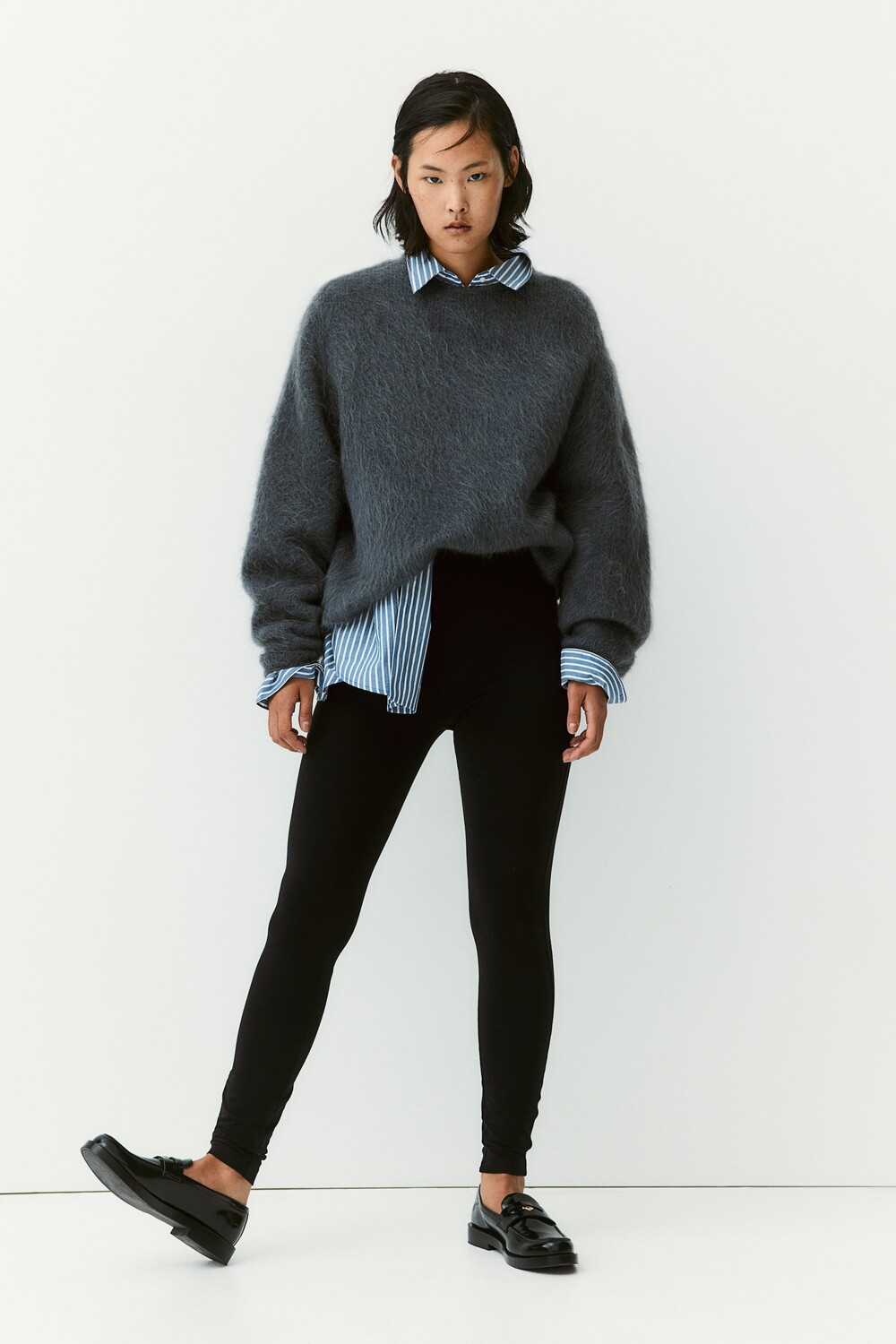 Леггинсы из джерси H&M, черный
Леггинсы из джерси H&M, черный