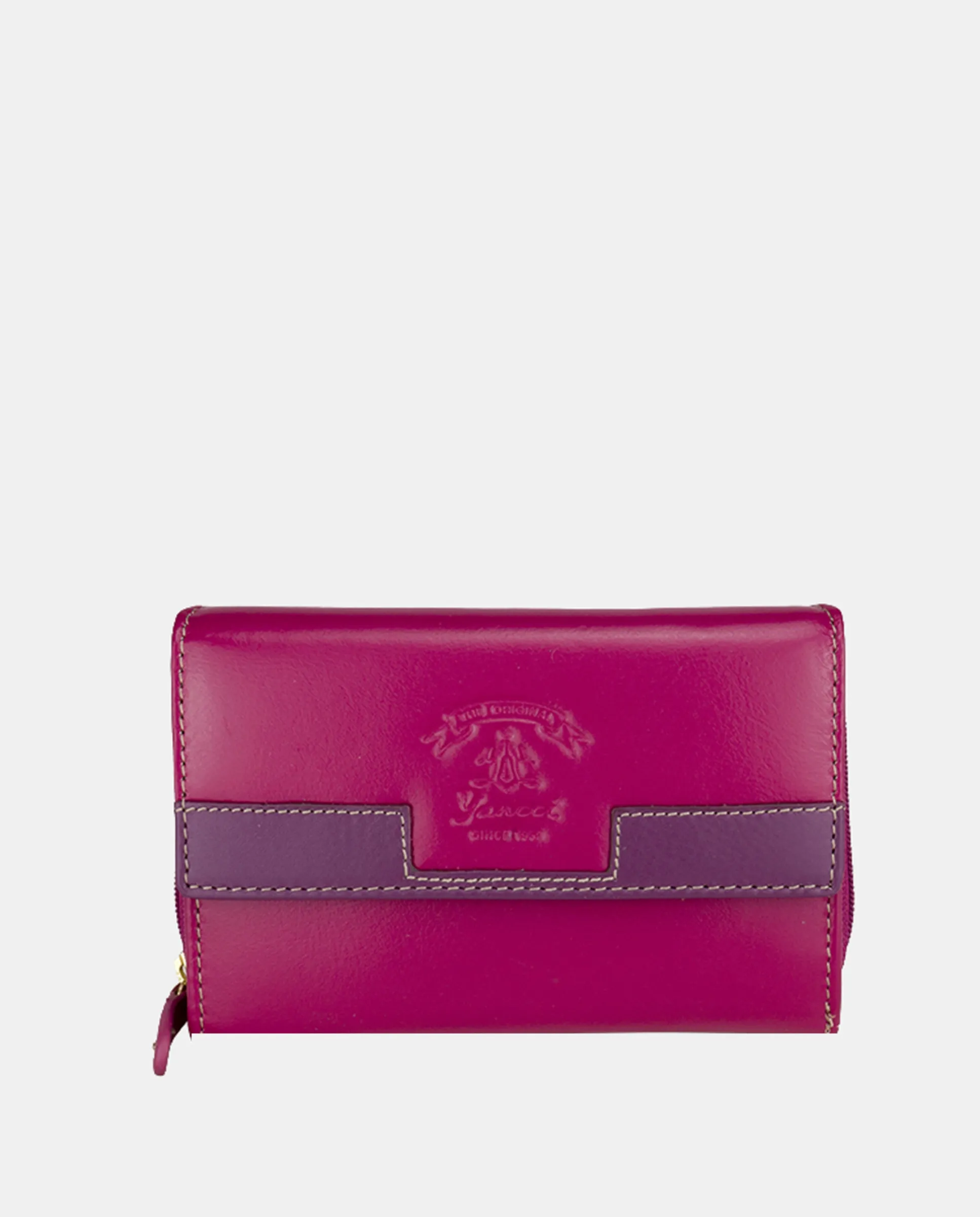 Большой женский кошелёк YANCCI из кожи с фиолетовым украшением на ремешке Yancci, фуксия
Большой женский кошелёк YANCCI из кожи с фиолетовым украшением на ремешке Yancci, фуксия