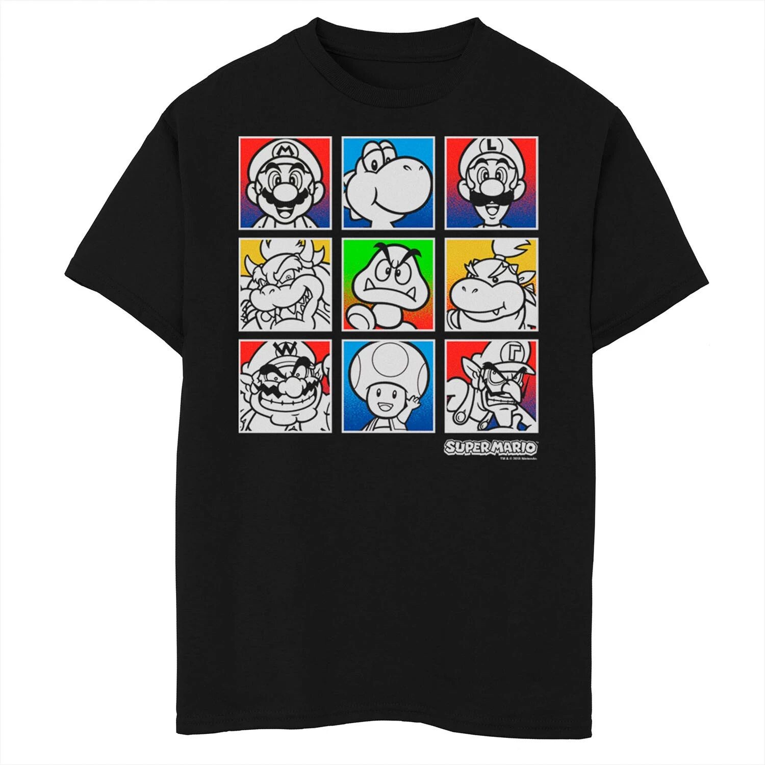 Футболка с яркими квадратными персонажами Nintendo Super Mario для мальчиков 8–20 лет Licensed Character
Футболка с яркими квадратными персонажами Nintendo Super Mario для мальчиков 8–20 лет Licensed Character