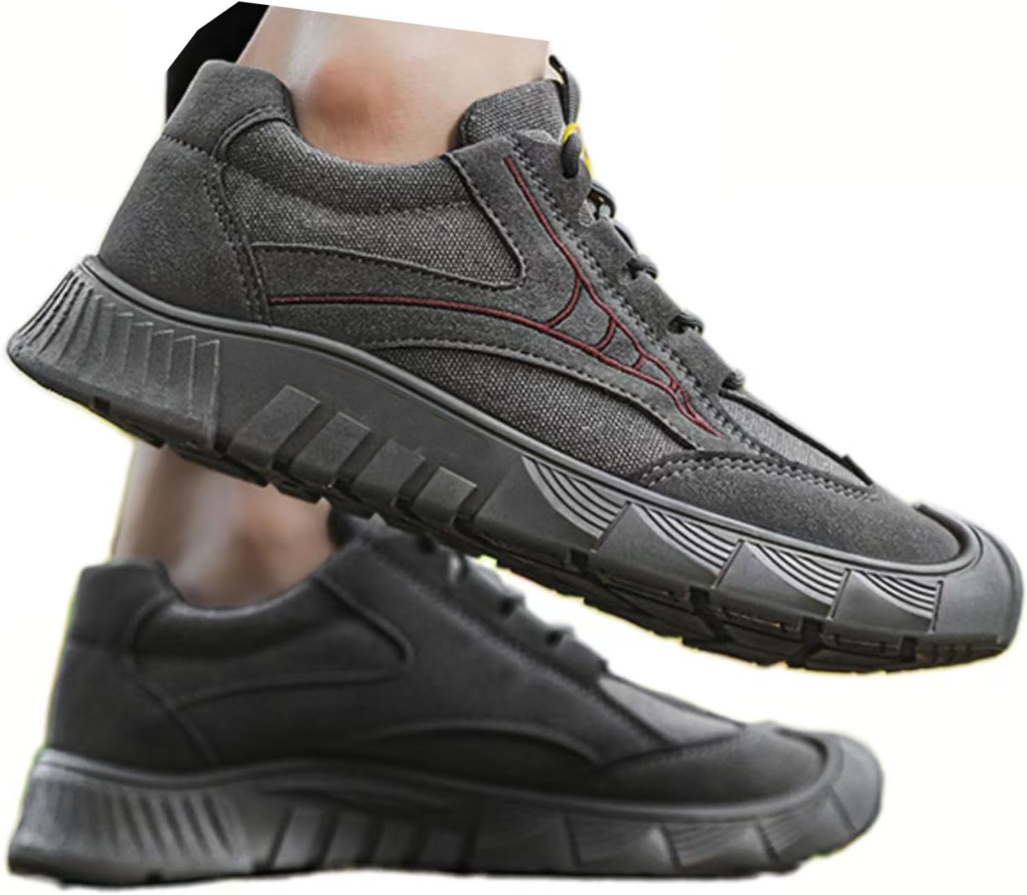 Мужские зимние ботинки высокие с флисовой подкладкой, снегоступы для мужчин, водонепроницаемые ботинки с усиленным носком, противоскользящая ПВХ подошва для походов, повседневной носки, ботинки и зимняя обувь Generic, темно-серый
Мужские зимние ботинки высокие с флисовой подкладкой, снегоступы для мужчин, водонепроницаемые ботинки с усиленным носком, противоскользящая ПВХ подошва для походов, повседневной носки, ботинки и зимняя обувь Generic, темно-серый