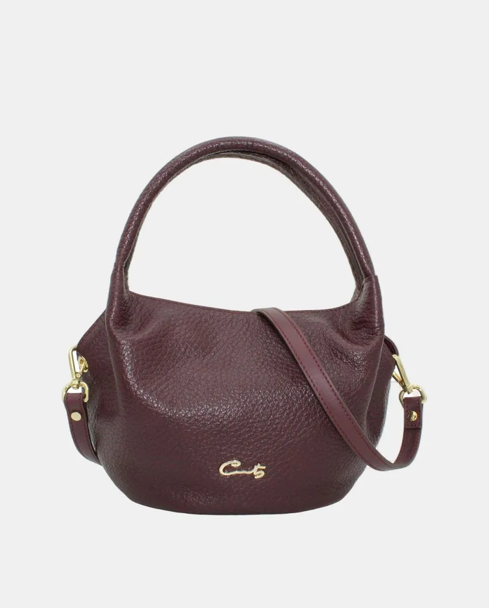 Мини-сумка тоут из кожи Монтго с молнией Cats, бордовый
Мини-сумка тоут из кожи Монтго с молнией Cats, бордовый