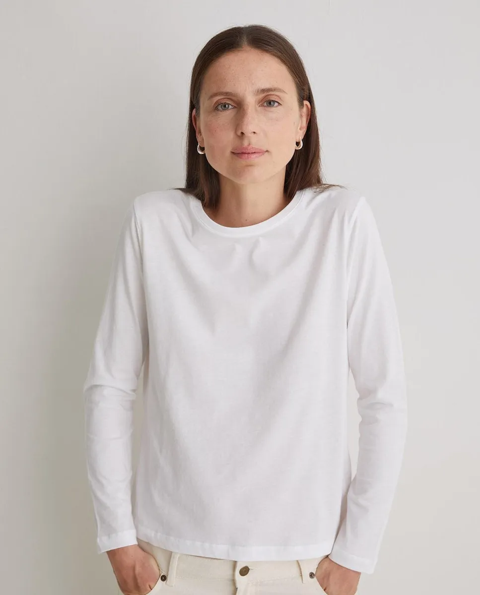 Женская футболка с длинным рукавом и круглым вырезом Yerse, белый
Женская футболка с длинным рукавом и круглым вырезом Yerse, белый