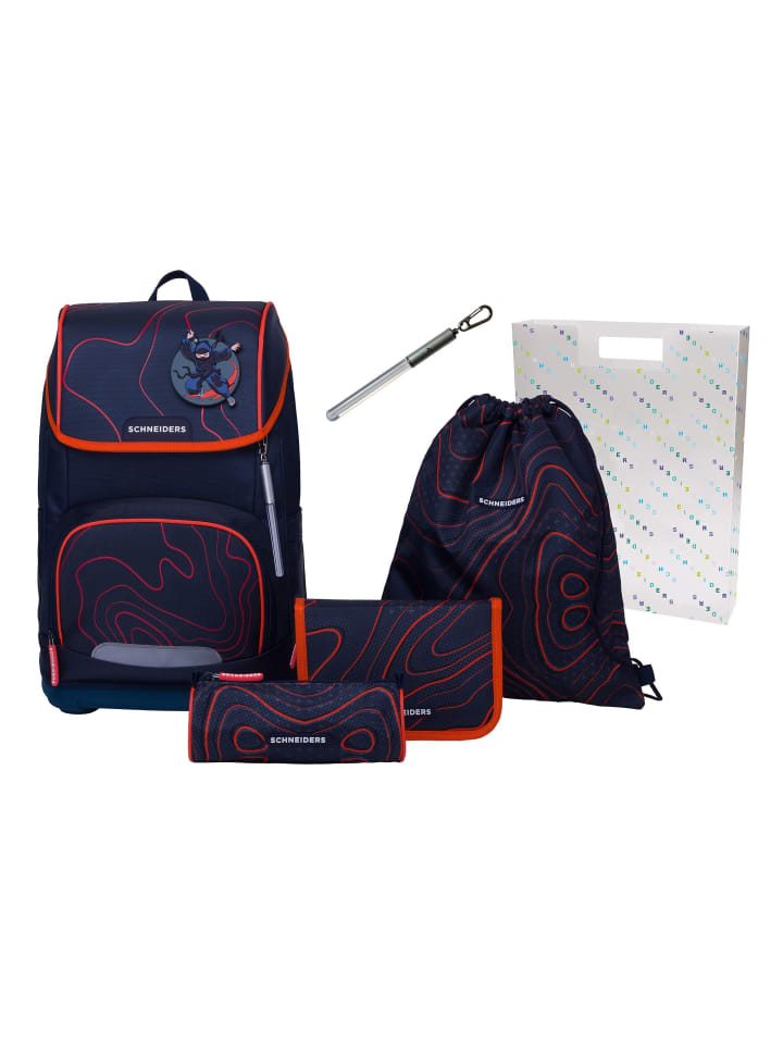 SCHNEIDERS Школьный рюкзак Ergoplus из 8 предметов, черно-красный
SCHNEIDERS Школьный рюкзак Ergoplus из 8 предметов, черно-красный