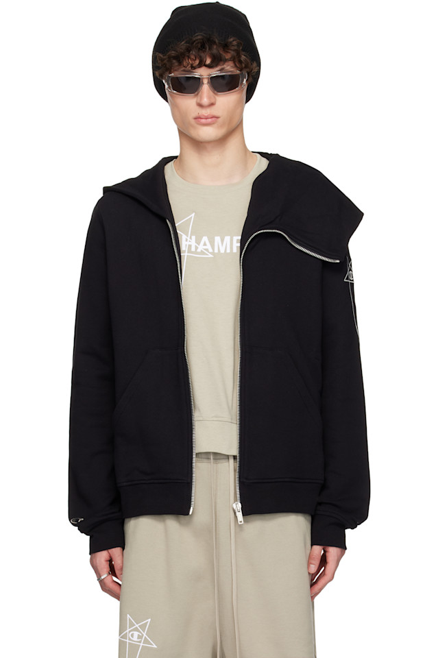 Чемпионская горная худи Rick Owens, черный
Чемпионская горная худи Rick Owens, черный