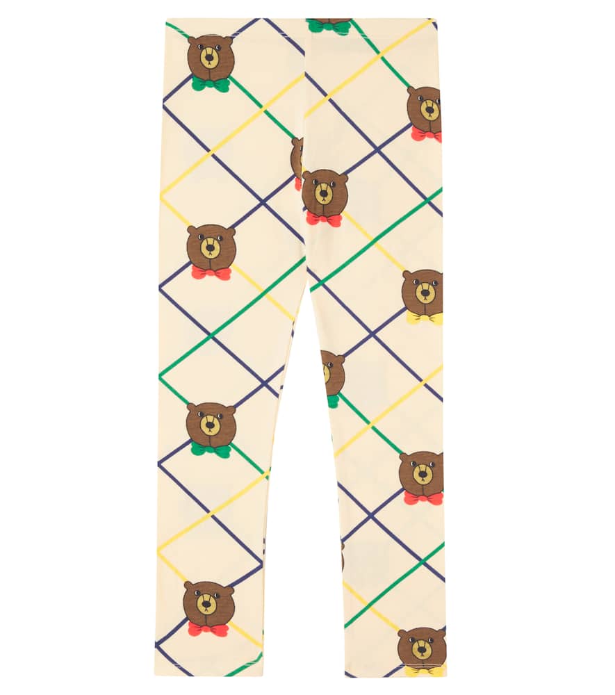 Хлопковые леггинсы с добавлением эластана Mini Rodini, Off-White
Хлопковые леггинсы с добавлением эластана Mini Rodini, Off-White