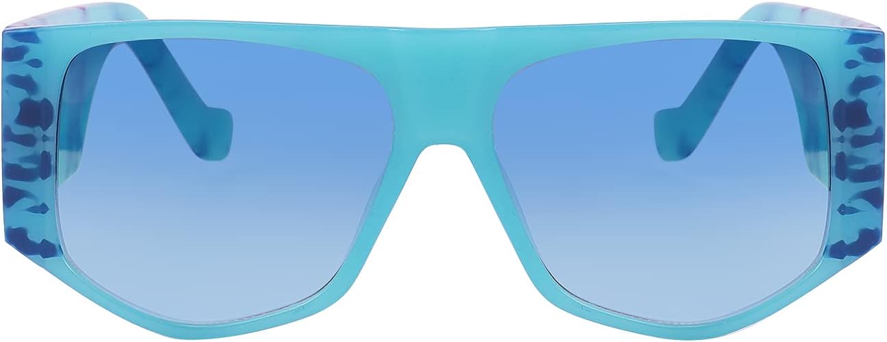 Солнцезащитные очки FEISEDY Retro Square Flat Top Irregular Sunglasses с толстой оправой, для мужчин и женщин, с защитой от УФ-излучения UV400, артикул B4041, Blue Frame & Gradient Blue Lens
Солнцезащитные очки FEISEDY Retro Square Flat Top Irregular Sunglasses с толстой оправой, для мужчин и женщин, с защитой от УФ-излучения UV400, артикул B4041, Blue Frame & Gradient Blue Lens