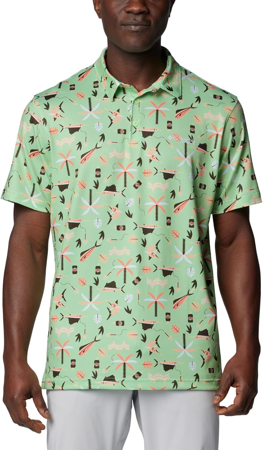 Columbia мужская поло Slack Tide Stretch, Key West Retrobait
Columbia мужская поло Slack Tide Stretch, Key West Retrobait