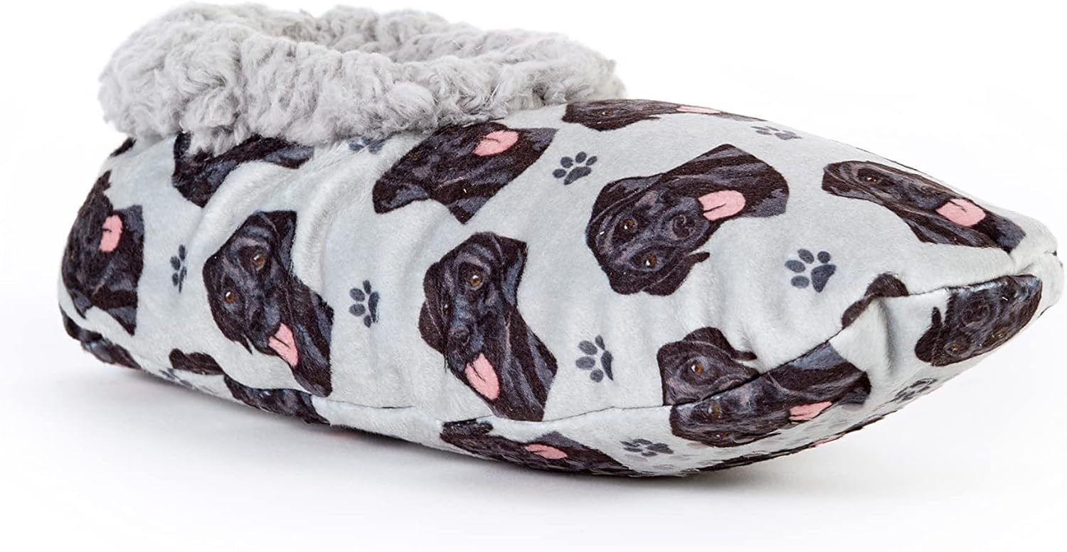 Тапочки Comfies - Уютные домашние тапочки с шерпой для женщин и мужчин - Домашняя обувь - Подарок любителям животных - Нескользящая подошва - Один размер подходит большинству - Унисекс, черный
Тапочки Comfies - Уютные домашние тапочки с шерпой для женщин и мужчин - Домашняя обувь - Подарок любителям животных - Нескользящая подошва - Один размер подходит большинству - Унисекс, черный